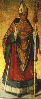 San Zosimo, opera di Antonello da Messina, presso il Duomo di Siracusa San Zosimo, opera di Antonello da Messina, presso il Duomo di Siracusa